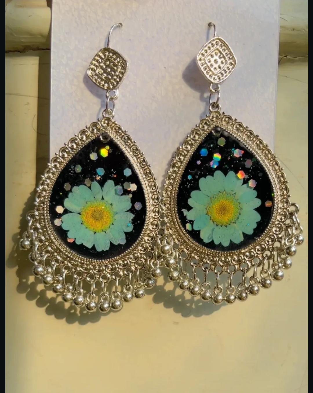 Iridescent Pink Jhumkas
